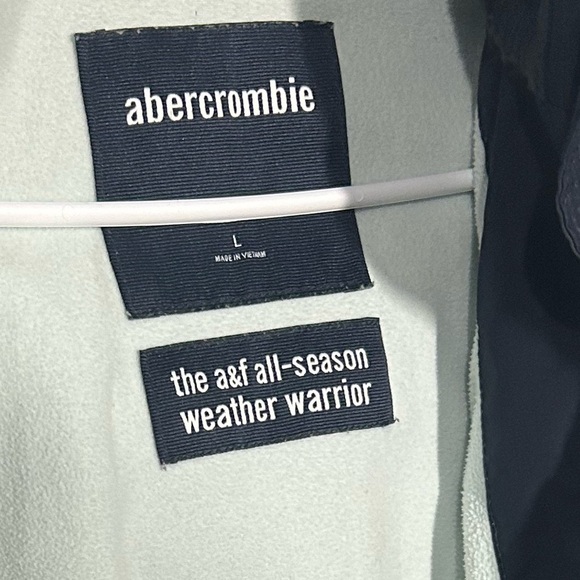 Abercrombie Navy All Season Weather Warrior Hooded Jacket Girls Kids Size Large. - Picture 6 of 14